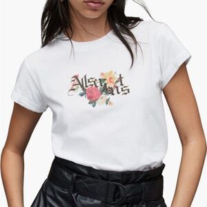 Allsaints Lorna Anna Tee, size small (4)